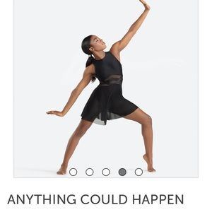 Revolution Dance Costume - Black Contemporary, adult small, like new